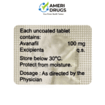Avanafil 100 Mg Tablet