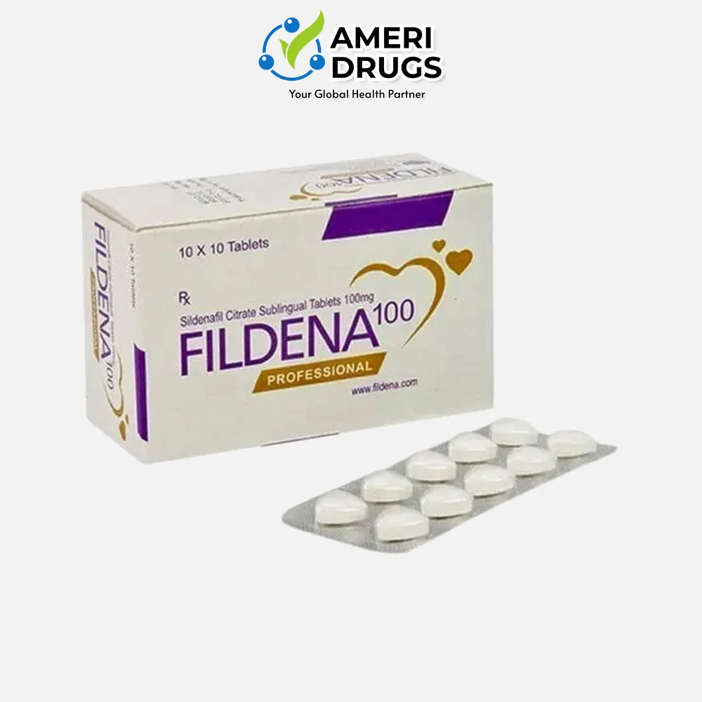 Sildenafil Citrate 100mg - Fildena Professional 100mg Tablets