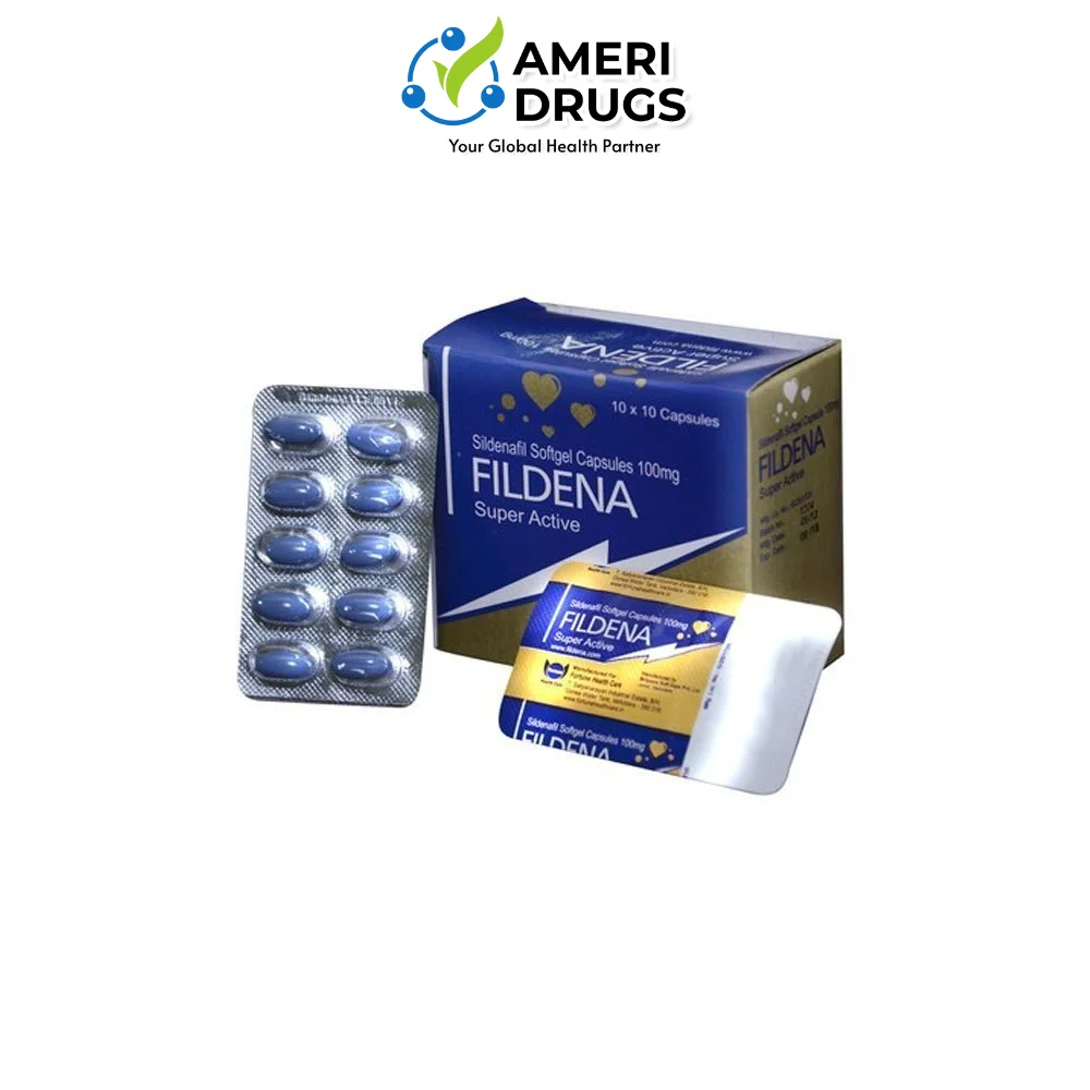 Sildenafil Citrate 100mg - Fildena Super Active Tablets