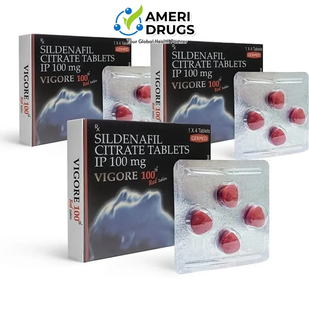 Sildenafil Citrate 100mg - Vigore 100 Export Tablets