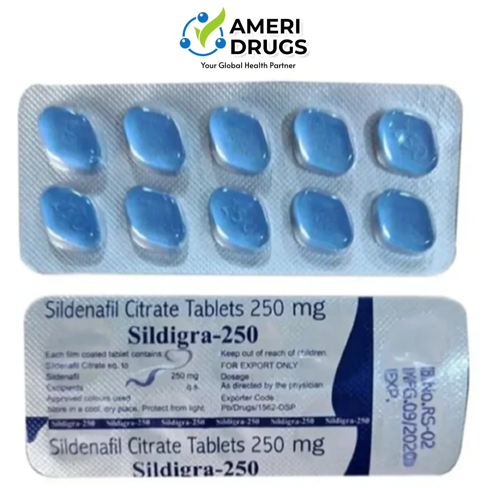Sildenafil Citrate 250mg Tablets