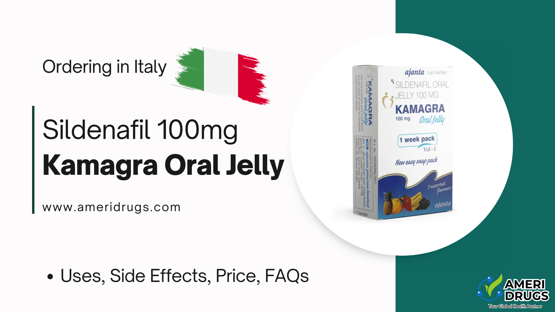 Kamagra Oral Jelly Ordering in Italy