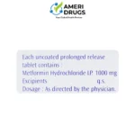 Metformin 1000mg Tablets
