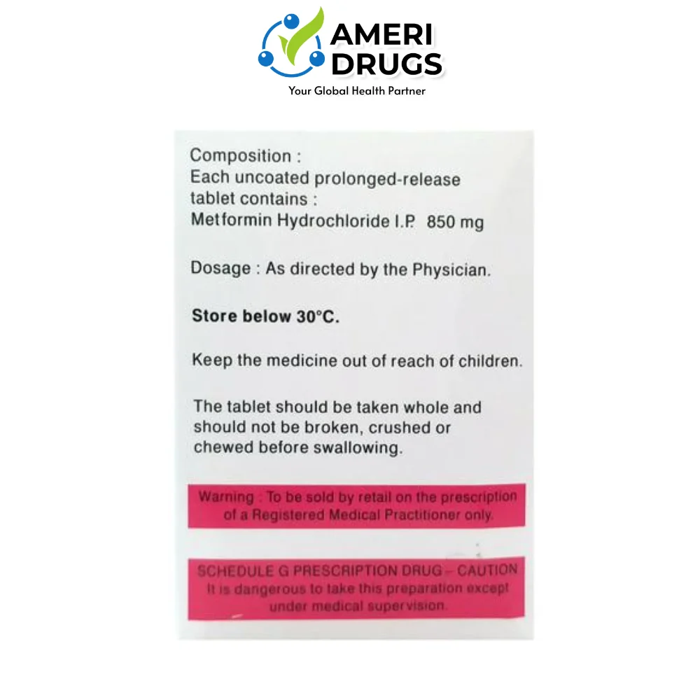Metformin 850mg Tablets