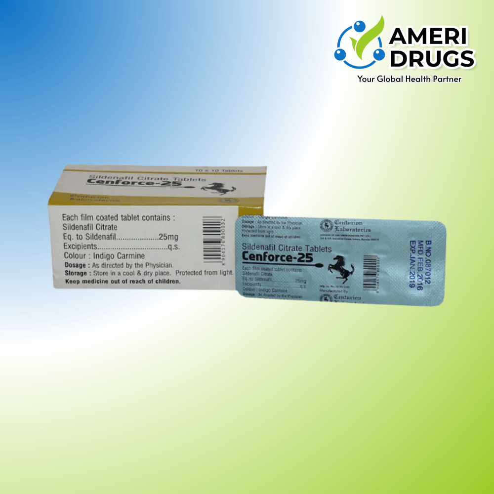 Cenforce 25mg Sildenafil Citrate Tablets
