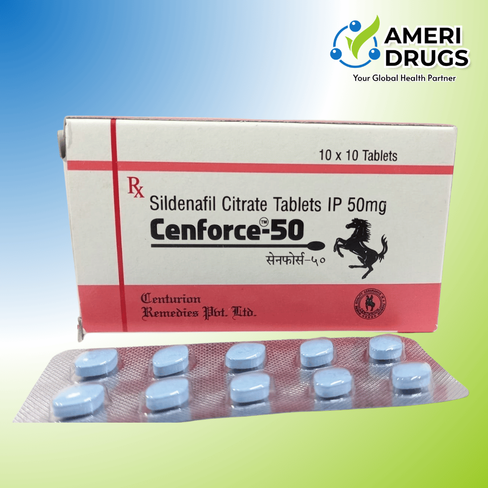 Cenforce 50mg Sildenafil Citrate Tablets