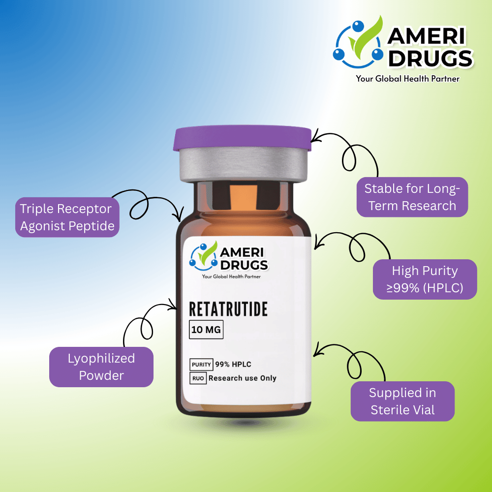 Retatrutide 10 mg lyophilized powder