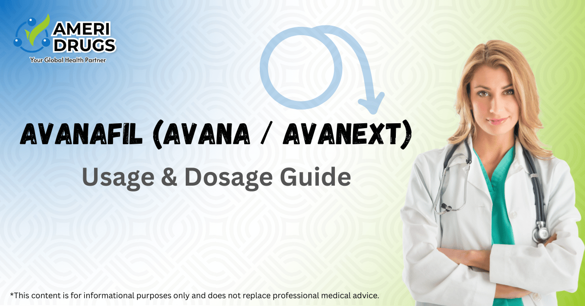 avanafil dosage