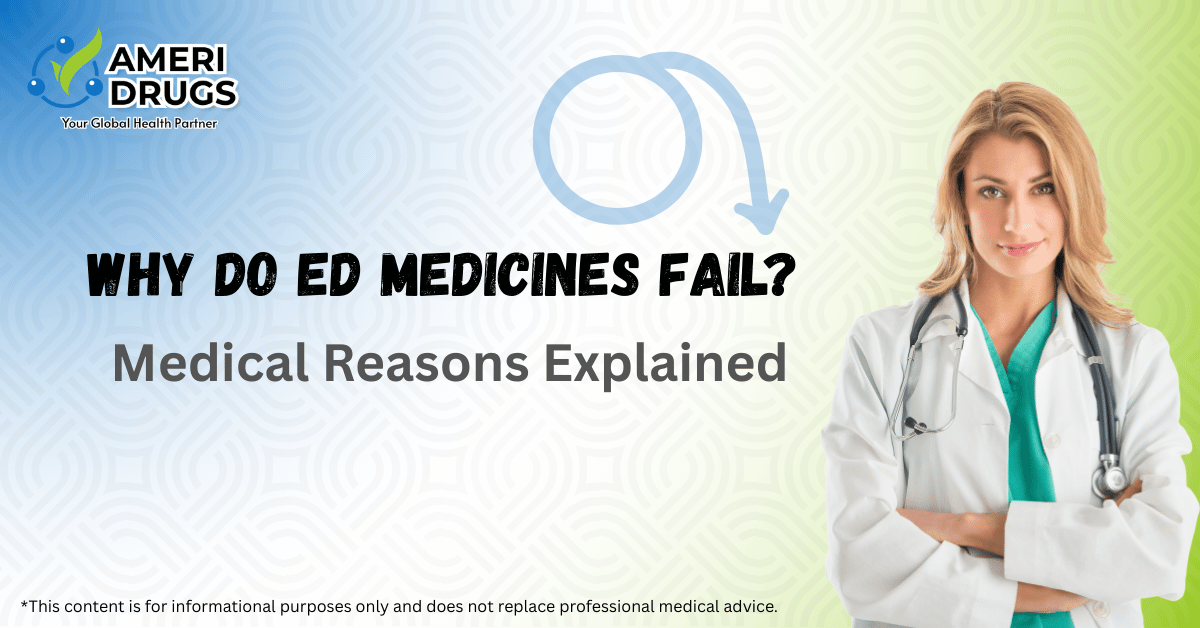why ED medicines fail