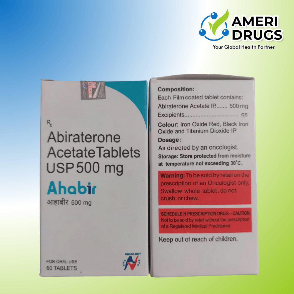 Abiraterone Acetate 500 mg tablets