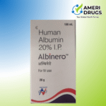Human Albumin 20% injection 100 mL Albinero IV infusion bottle
