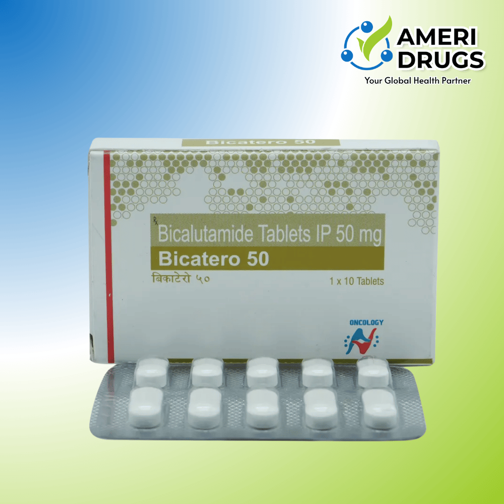 Bicalutamide 50 mg tablets Bicatero 50 oncology medicine export pack
