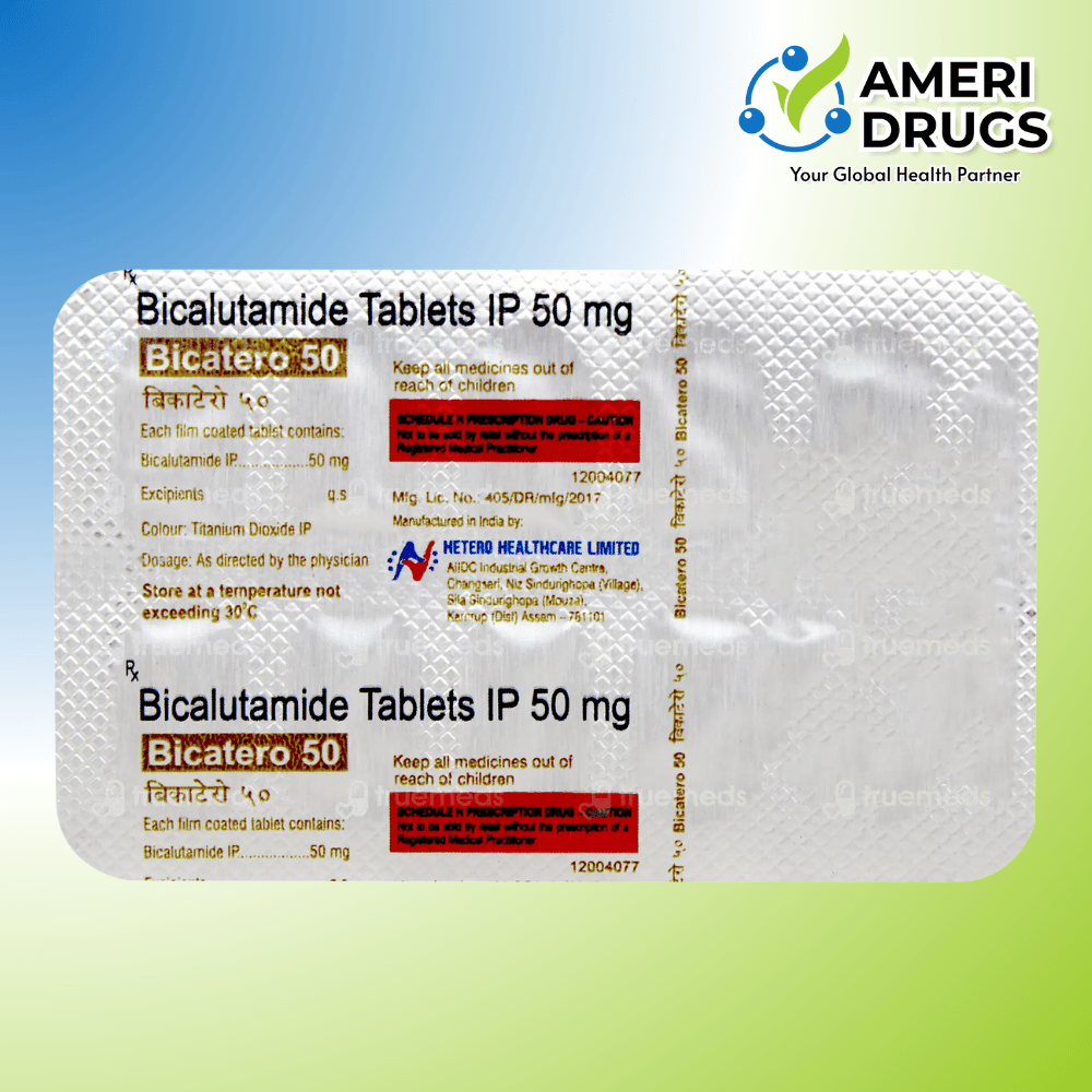 Bicalutamide 50 mg tablets Bicatero 50 oncology medicine export pack