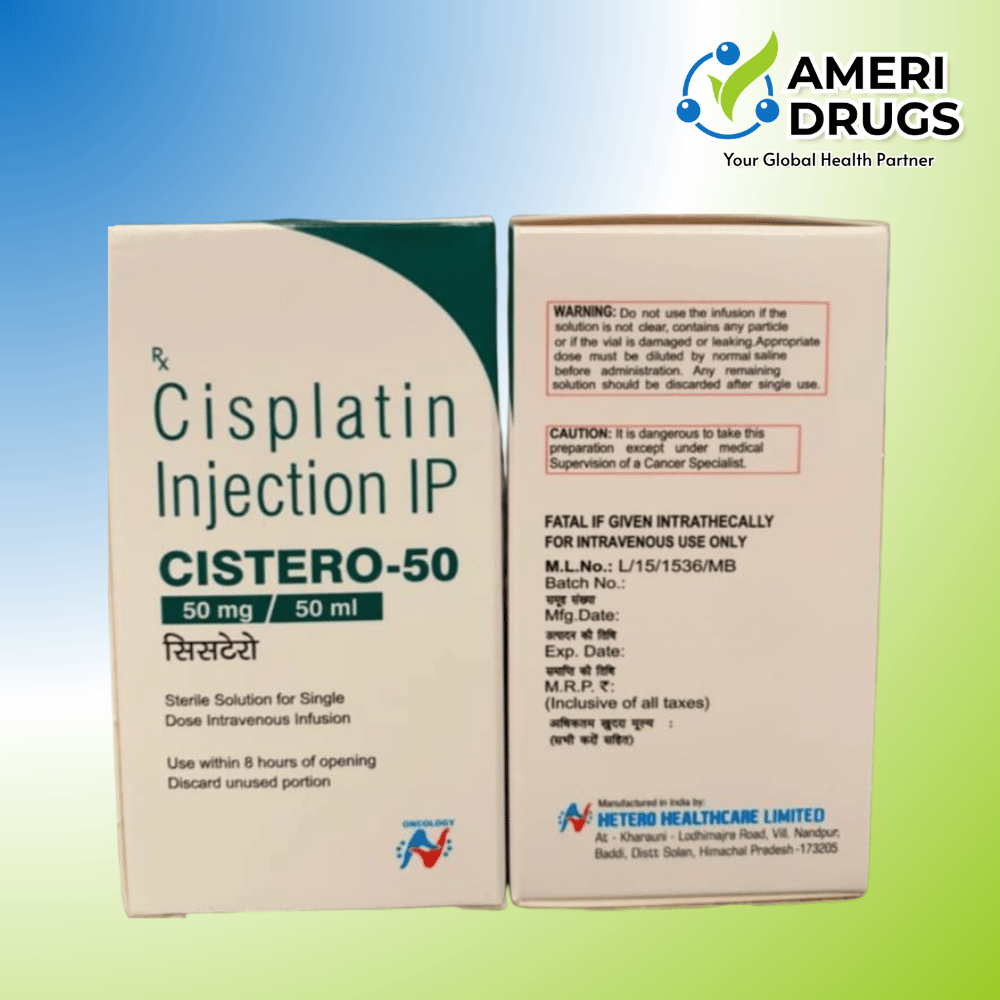 Cistero-50 Injection Cisplatin Injection IP 50 mg