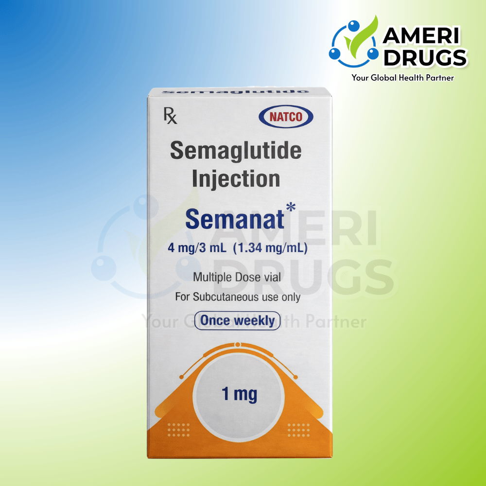 Semanat 4mg Semaglutide Injection 3ml Multi Dose Vial Natco