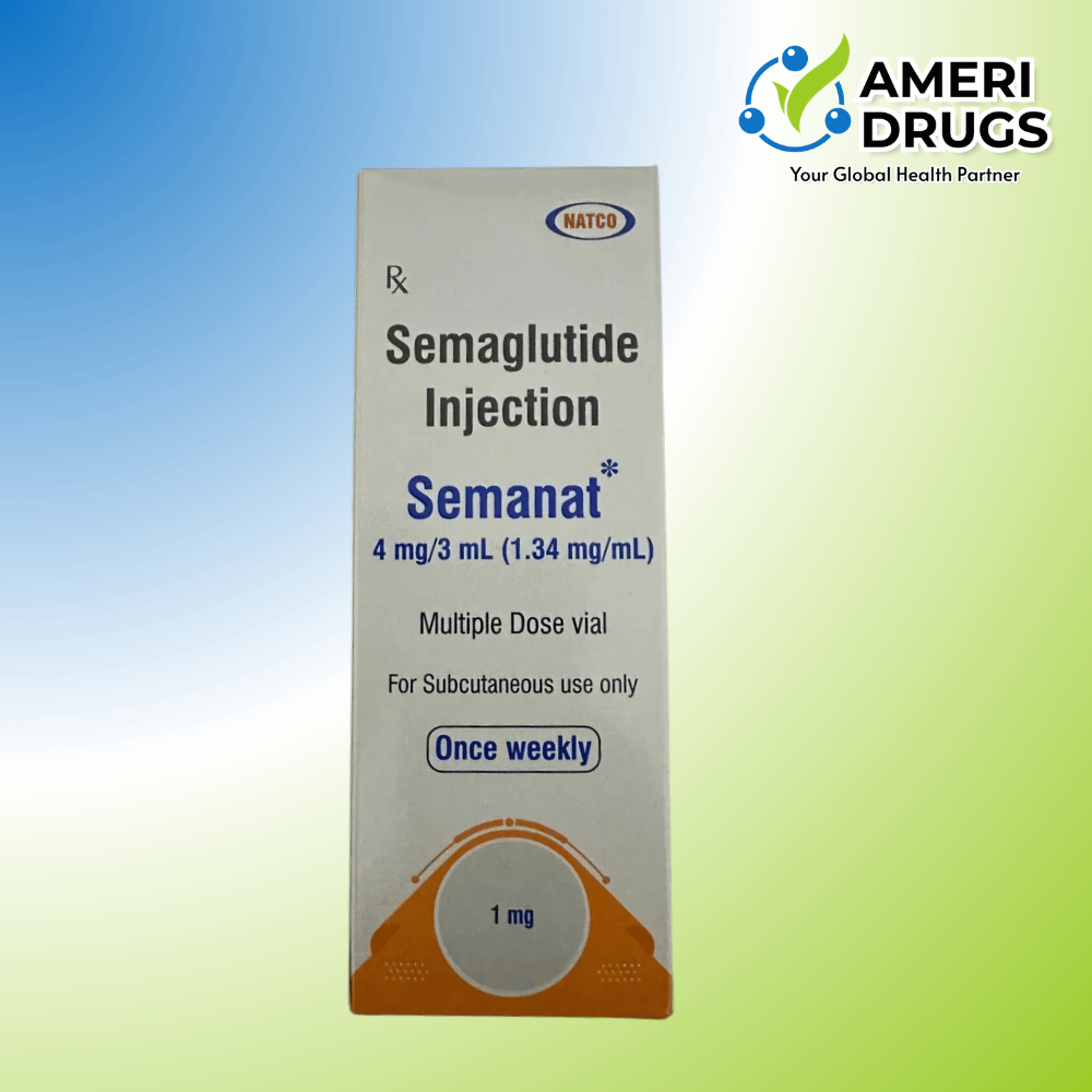 Semanat 4mg Semaglutide Injection 3ml Multi Dose Vial Natco