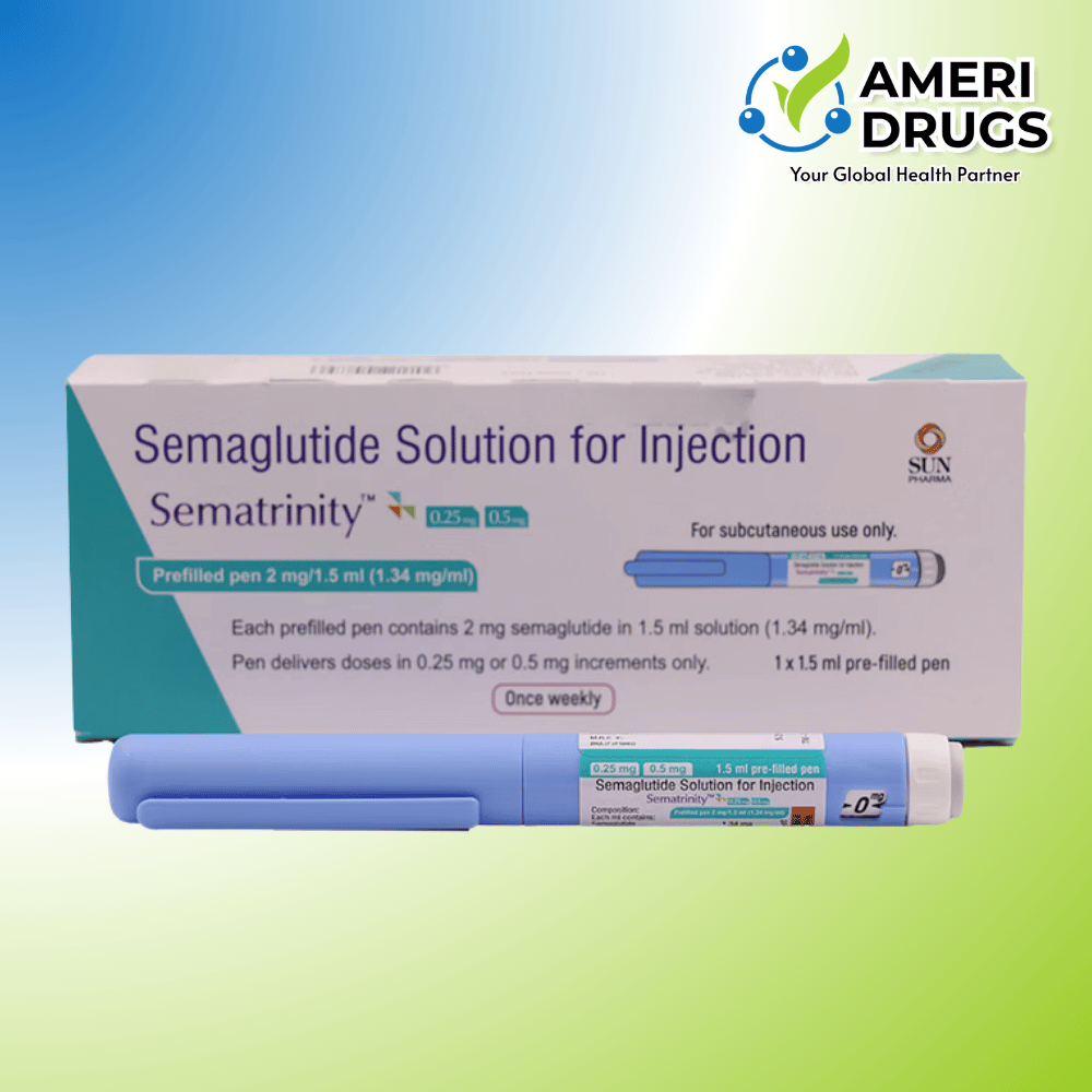 Sematrinity 2mg Semaglutide Injection 1.5ml Prefilled Pen Sun Pharma